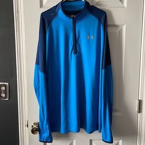 UNDER ARMOUR | Blue/Navy Blue | Half Zip Pullover